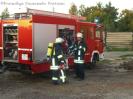 Werkstattbrand Firma Gruenning Einsatzuebung 2