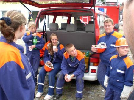 Crosslauf der Jugendfeuerwehr in Menz 2008 1